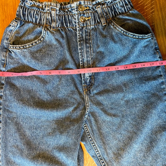 H&M DIVIDED Paper-bag Mom Jeans - Picture 7 of 12